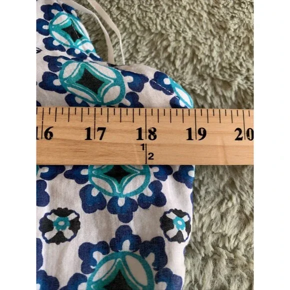 Lucky Brand Maxi Dress XL Cotton Ruffle Resort Summer 100% Cotton Boho Beach - Picture 16 of 16